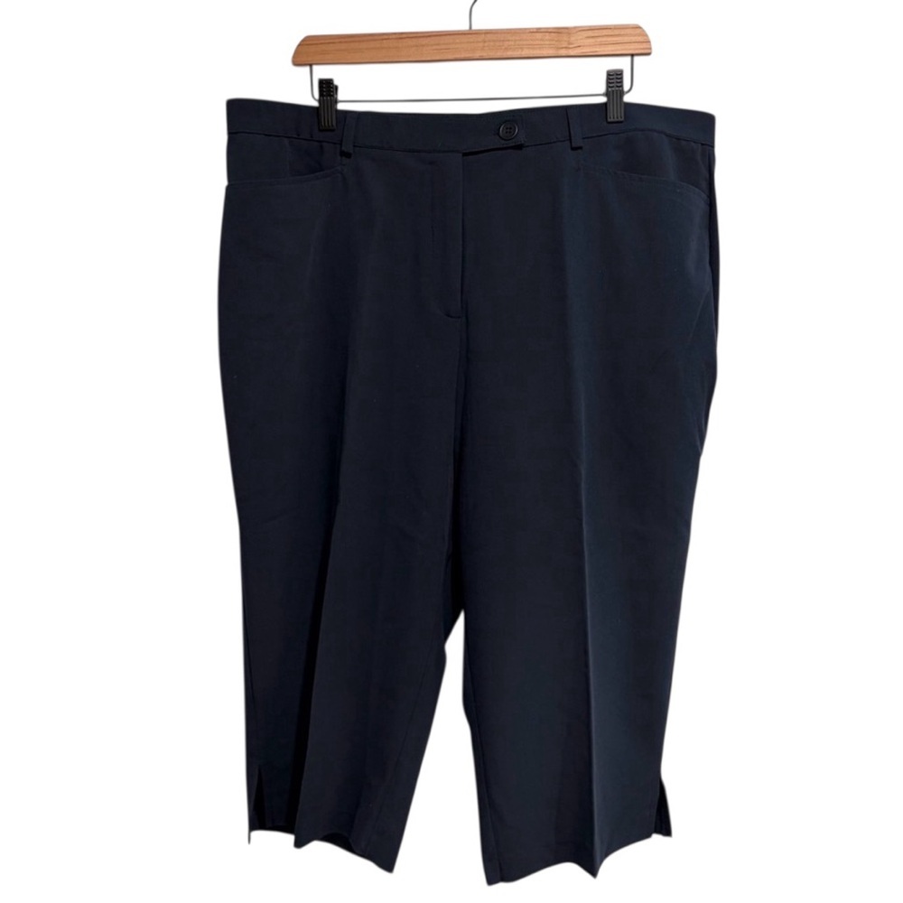 2/$40 Soft Works Petites Women’s High Rise Cropped Capris Pants Trousers